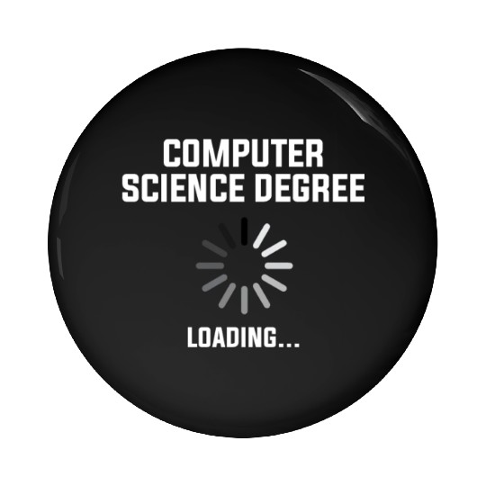 computer science degree Pin Buttons