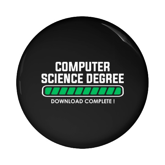 computer science degree Pin Buttons