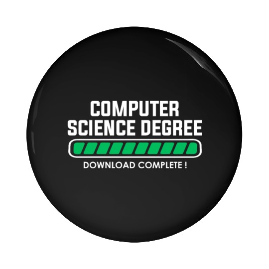 computer science degree Pin Buttons