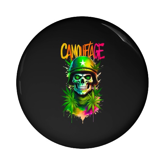 CAMOUFLAGE Pin Buttons