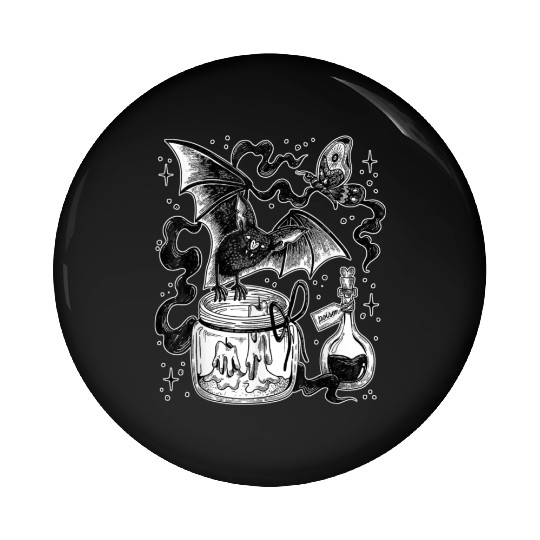 Gothic clothing aesthetic occult Pin Buttons