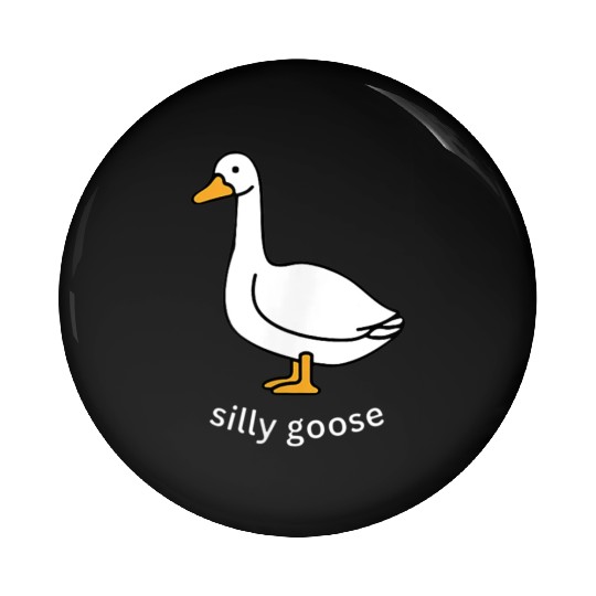 Silly Goose Cute Trendy Clothing Pin Buttons