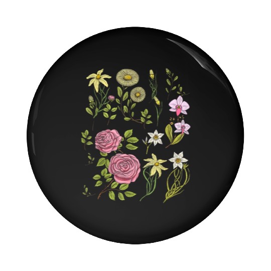 Flowers Cottagecore Mushroom Indie Clothes Pin Buttons