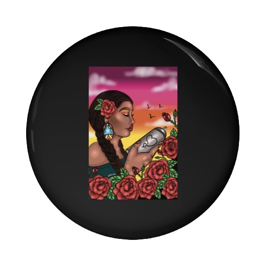 Graffiti garden Pin Buttons