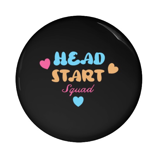 Head Start Squad Homeschool Back to School Pin Buttons