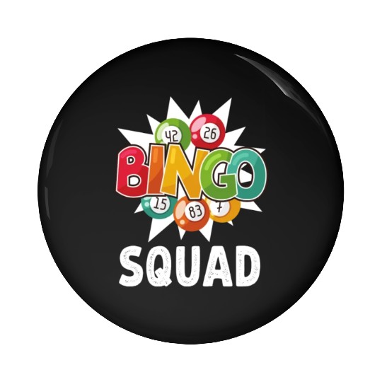 Bingo Squad Pin Buttons