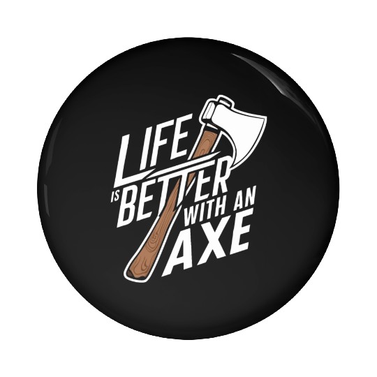Axe Throwing Enthusiasts Championship Precision Pin Buttons