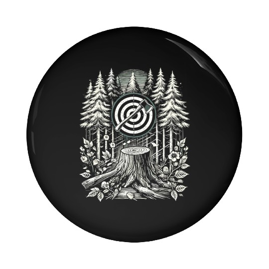 Axe Throwing Enthusiasts Championship Precision Pin Buttons