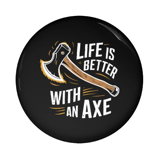 Axe Throwing Enthusiasts Championship Precision Pin Buttons