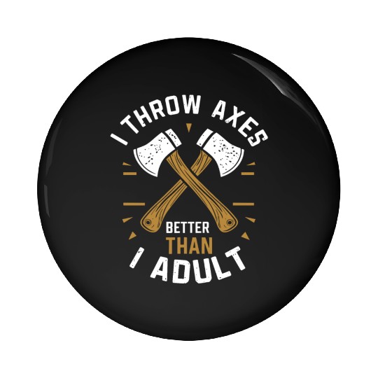 Axe Throwing Enthusiasts Championship Precision Pin Buttons