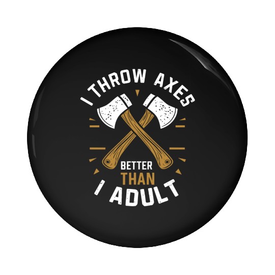 Axe Throwing Enthusiasts Championship Precision Pin Buttons