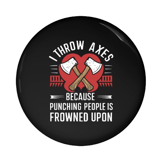 Axe Throwing Enthusiasts Championship Precision Pin Buttons
