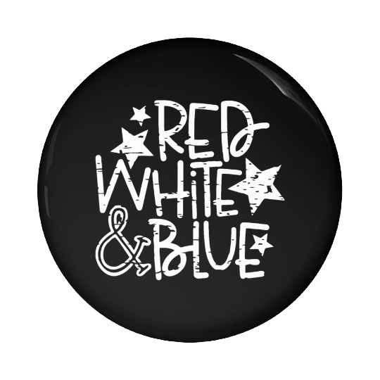 Red White And Blue Pin Buttons