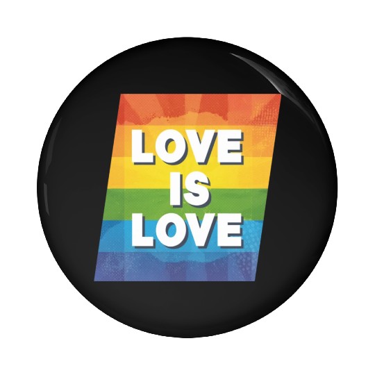 LGBTQ Love is Love Pin Buttons