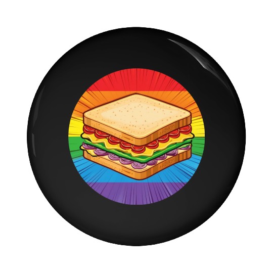 LGBTQ Sandwich Pin Buttons