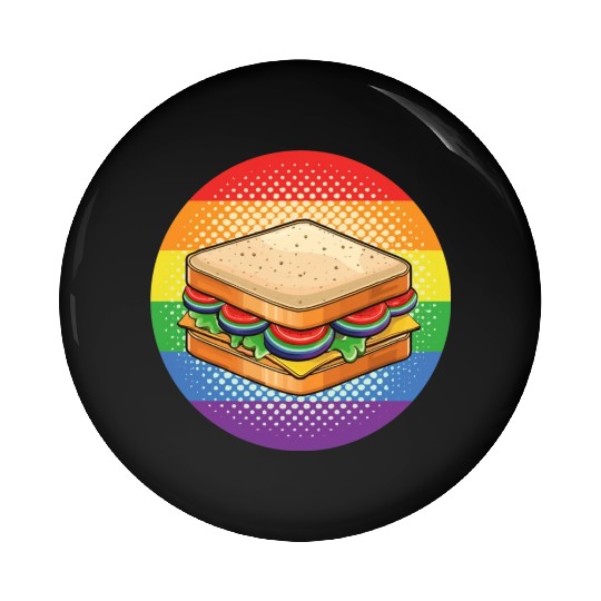 LGBTQ Sandwich Pin Buttons