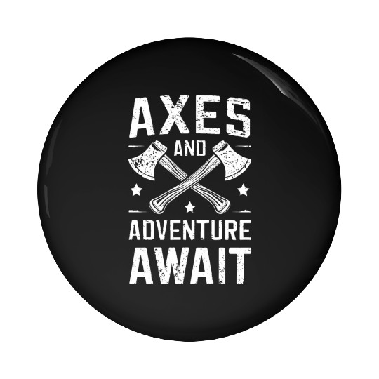 Axe Throwing Enthusiasts Championship Precision Pin Buttons