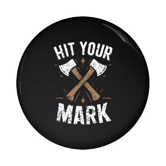 Axe Throwing Enthusiasts Championship Precision Pin Buttons