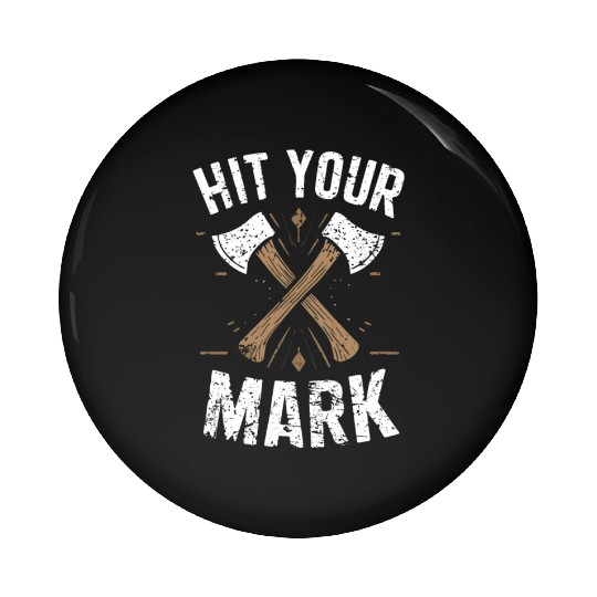 Axe Throwing Enthusiasts Championship Precision Pin Buttons