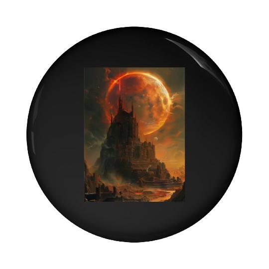 Eclipse the Sun Pin Buttons