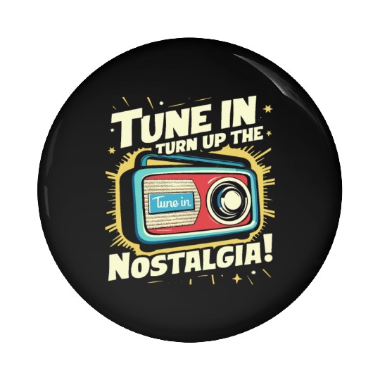 Tune In, Turn Up the Nostalgia with Vintage Radio Pin Buttons