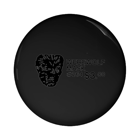 WEREWOLF MASK Pin Buttons