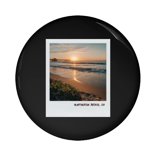 Mono Enterprises "Travels" Huntington Beach Pin Buttons