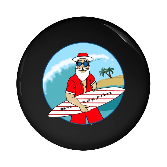 Christmas in July Pin Buttons