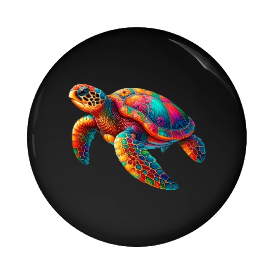 Sea turtle Pin Buttons