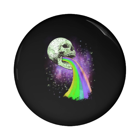 Goth Rock Satan Unicorn Festivals Death Metal Pin Buttons