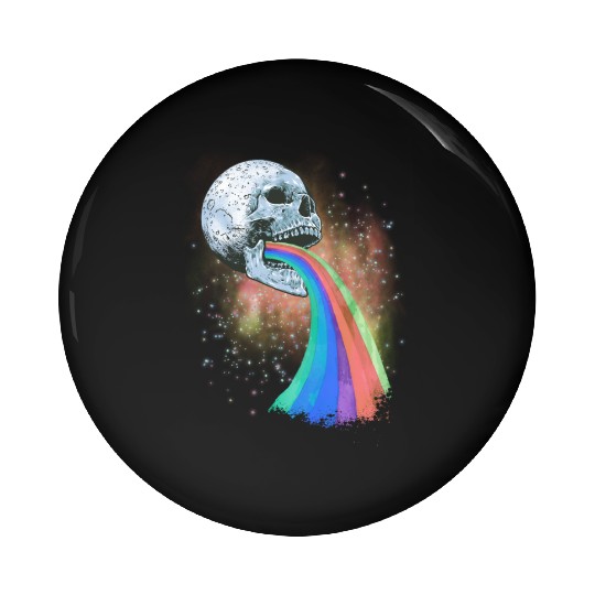 Goth Rock Satan Unicorn Festivals Death Metal Pin Buttons