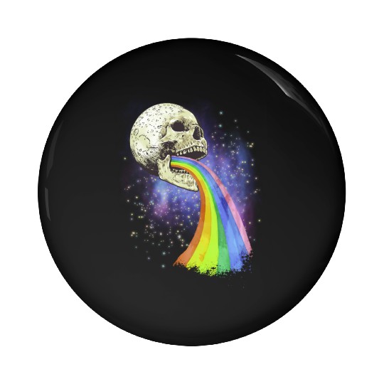 Goth Rock Satan Unicorn Festivals Death Metal Pin Buttons