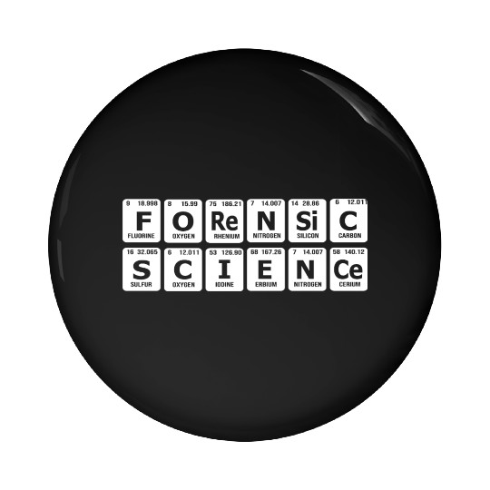 Forensic Scientist Periodic Table Forensic Science Pin Buttons