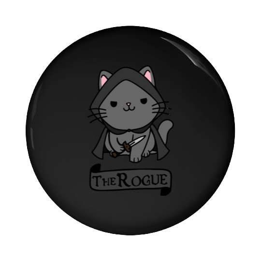 The Rogue Cat Pin Buttons
