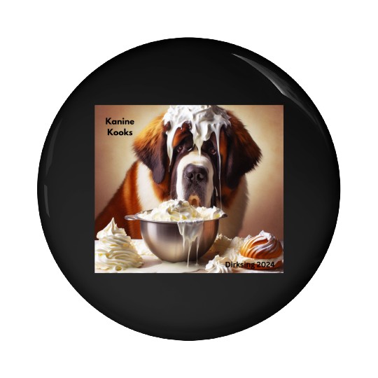 Cool fun food dog Pin Buttons