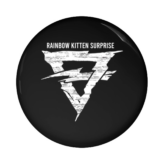 Rainbow Kitten Surprise Indie Band Tribute Pin Buttons