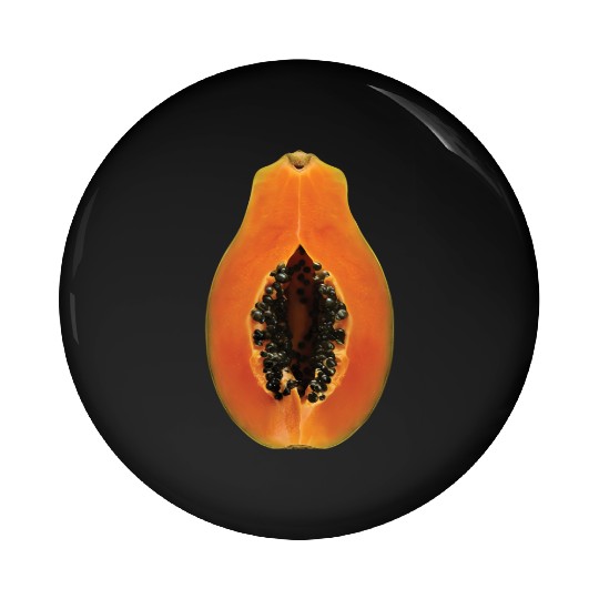 Papaya Realistic Pin Buttons