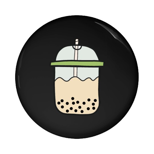 Bubble tea tea Pin Buttons