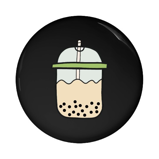 Bubble tea tea Pin Buttons