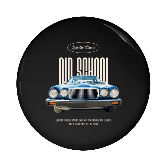 old school muscle car Pin Buttons