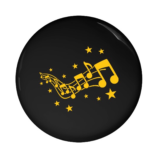 Many music nout Stars Cool Lines Wave Sound Love Pin Buttons