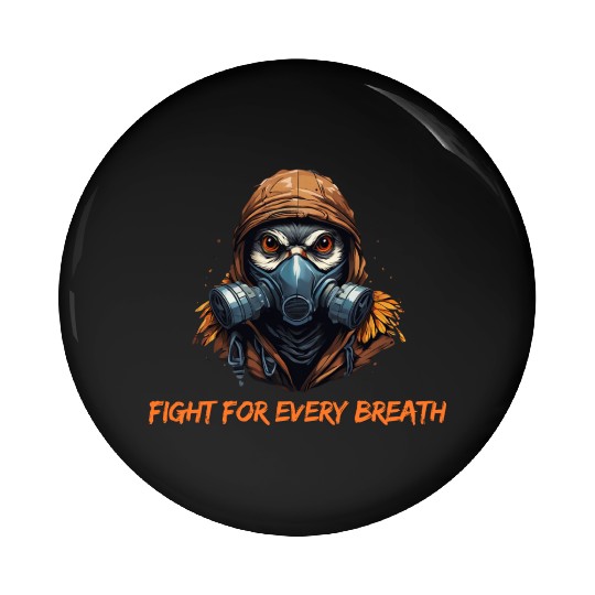 Fight for every breath Pin Buttons