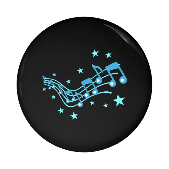 Many music nout Stars Cool Lines Wave Sound Love Pin Buttons