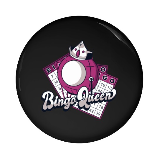 Bingo Queen Professional Caller Daubers Bingo Pin Buttons