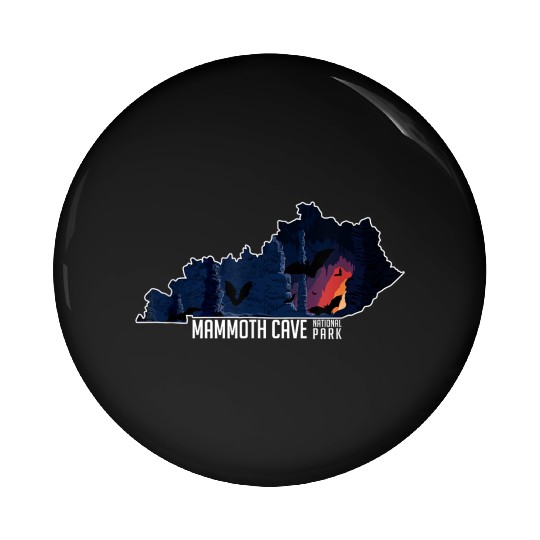 Mammoth National Kentucky Souvenir Pin Buttons