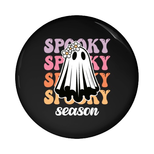 Halloween Spooky Season Pin Buttons