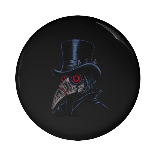 Plague Doctor Pin Buttons