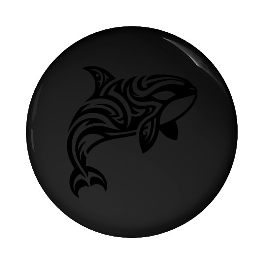 Orca T Tattoo Style Jumps Out Of The Water Pin Buttons