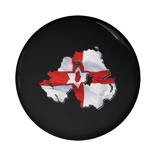 Northern Ireland | Real Flag | Flag Map Pin Buttons
