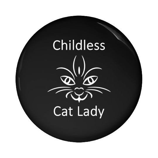 "Childless Cat Lady" Kamala Harris 2024 Pin Buttons